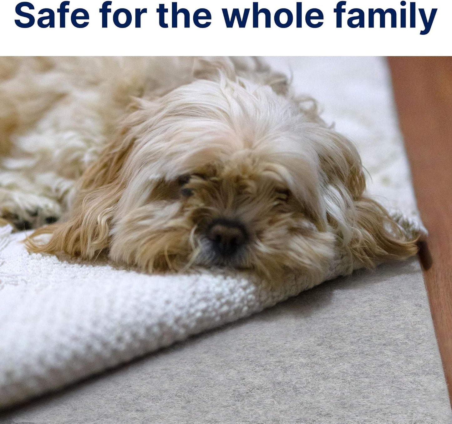 RUGPADUSA - Eco-Plush - 10' Square - 3/8" Thick - 100% Felt - Extra Cushioned Rug Pad - Available in 3 Thicknesses, Many Custom Sizes