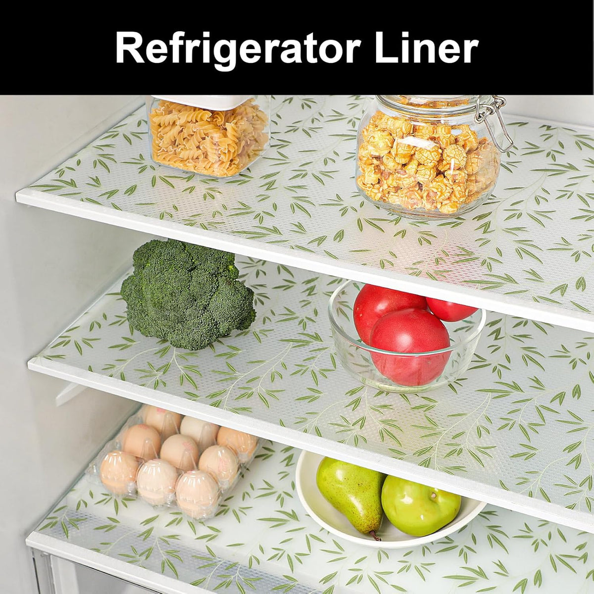 Cooyes Shelf Paper for Kitchen Cabinets Non Adhesive, Waterproof & Oil-Proof Kitchen Drawer Liner for Refrigerator Drawer Fridge Cupboard (23.6 Inch W x 354 Inch L)
