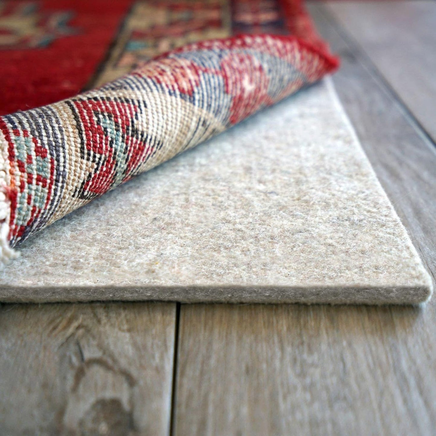 RUGPADUSA - Eco-Plush - 11'x14' - 1/4" Thick - 100% Felt - Premium Cushioned Rug Pad - Available in 3 Thicknesses, Many Custom Sizes