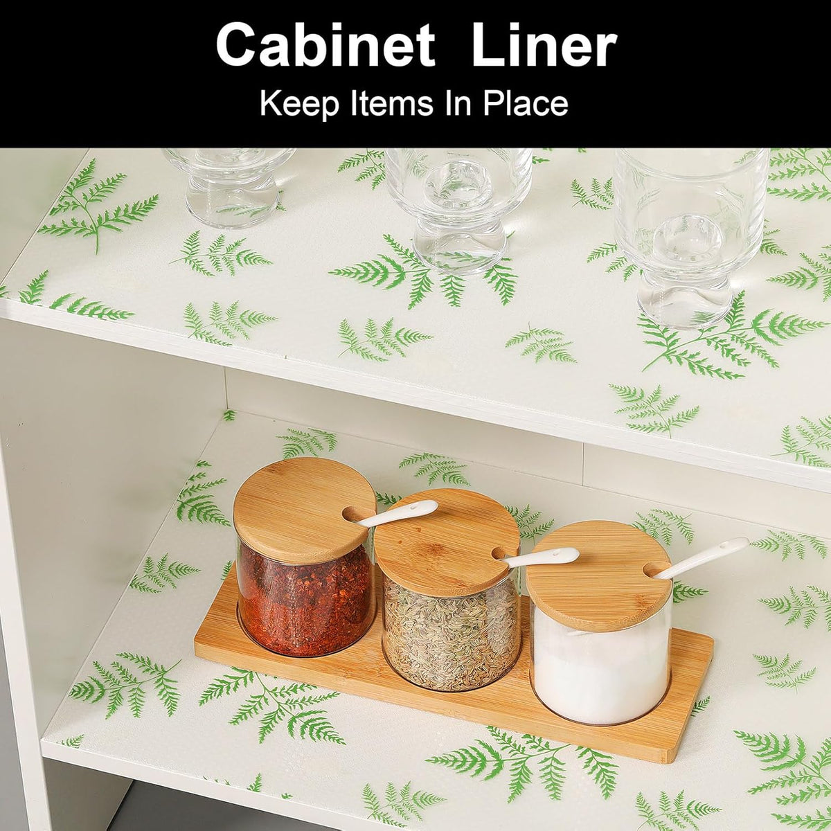 CooyesFridge Liners Shelf Liner for Kitchen Cabinets Refrigerator Liners Waterproof & Oil-Proof Kitchen Cupboard Liner Non Adhesive Drawer Mats EVA Material for Shelves