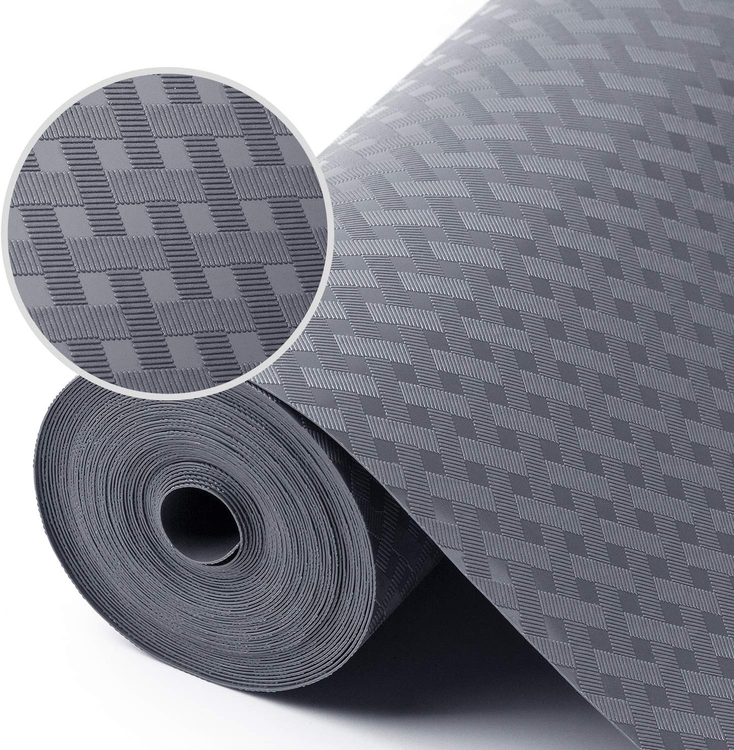 Shelf Liners for Kitchen Cabinets Refrigerator Liners Waterproof & Oil-Proof Kitchen Cupboard Liner Durable Plastic Drawer Mats EVA Material Non Adhesive Fridge Liner for Shelves