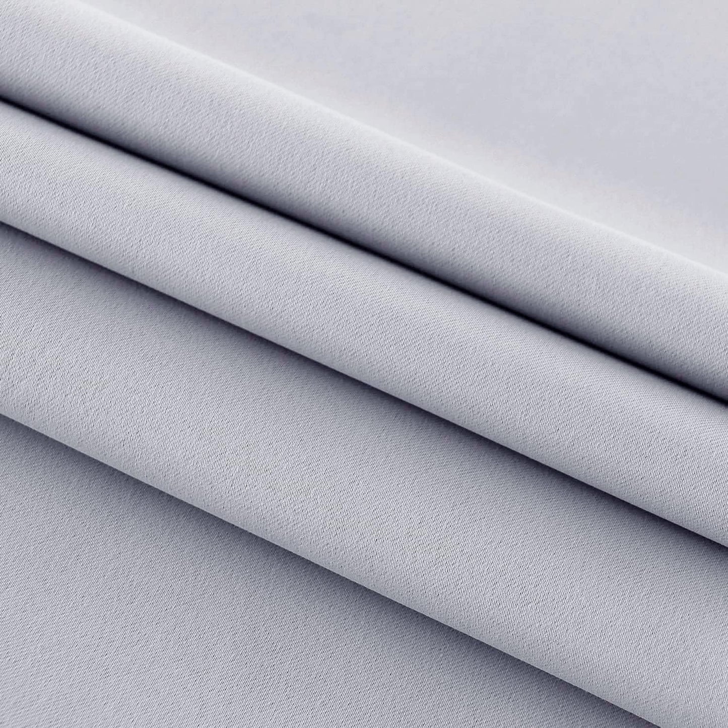 DWCN French Door Curtains – Rod Pocket Thermal Blackout Curtain for Doors with Glass Window, Kitchen and Patio Doors for Privacy, 25 X 72 Inches Long, 1 Curtain Panel with Tieback，Silver Grey