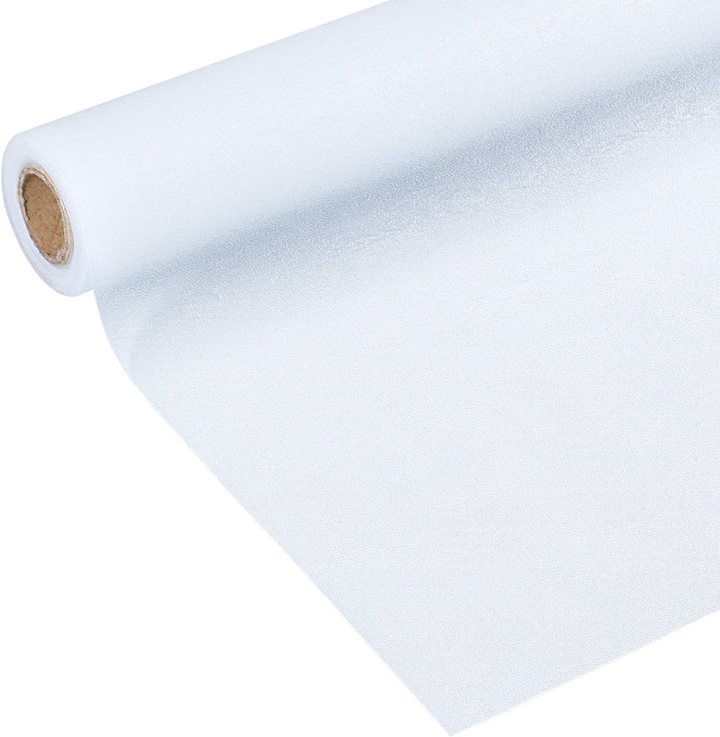 Shelf Liner Silicone Shelf Liners for Kitchen Cabinets Non-Adhesive Non-Slip Waterproof Cabinet Liner Drawer Liner Refrigerator Liners Durable & Reusable (12 Inch x 10 FT, Translucent-White)