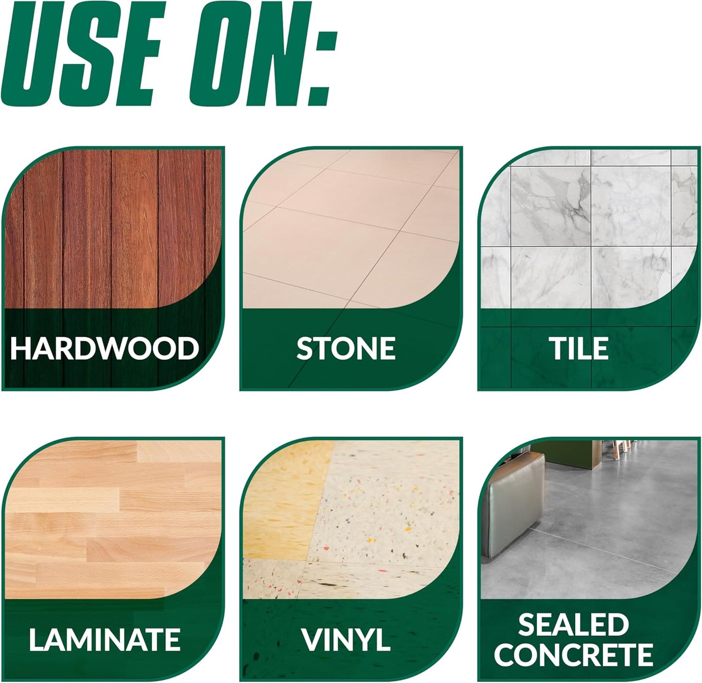 Simple Green Multi-Surface Floor Care - Cleans Hardwood, Vinyl, Laminate, Tile, Concrete and Other Wood - pH Neutral Floor Cleaner 1Gal