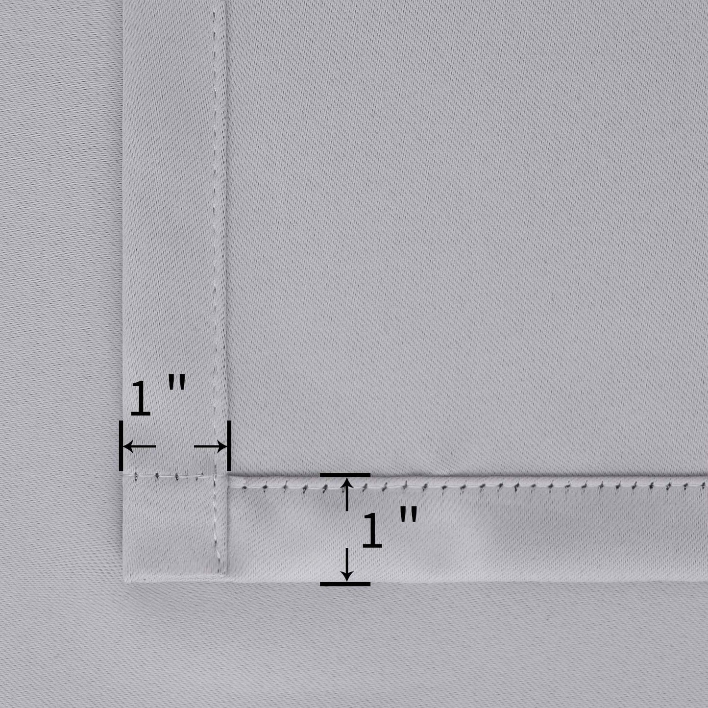 BGment Rod Pocket Room Darkening Curtains for Bedroom 84 Inches Long - Thermal Insulated Blackout Curtain Drapes for Living Room, 42 x 84 Inch, 2 Panels, Light Grey