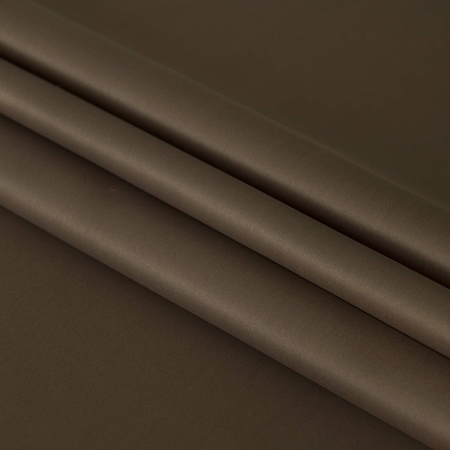 DWCN French Door Curtains – Rod Pocket Thermal Blackout Curtain for Doors with Glass Window, Kitchen and Patio Doors for Privacy, 54 X 72 Inches Long, 1 Curtain Panel with Tieback, Brown