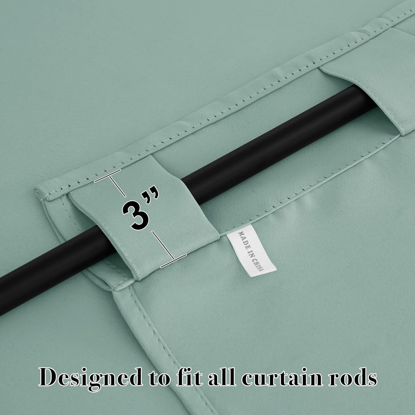 RYB HOME Bathroom Curtains Blackout - Thermal Insulating Privacy Small Window Curtains Short for Bedroom Basement Kitchen Kids Nursery Cabinet, Wide 42 x Long 30 inches, 2 Panels, Aqua