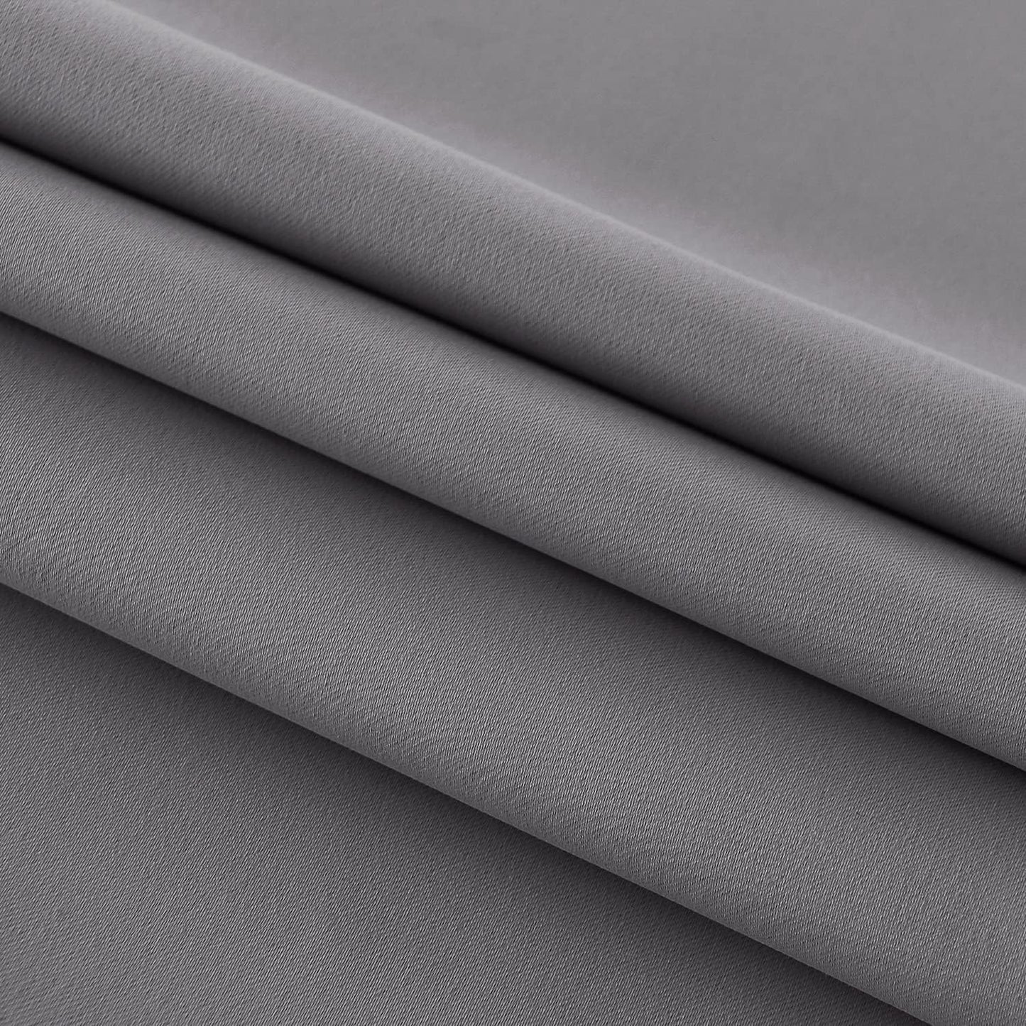 DWCN French Door Curtains – Rod Pocket Thermal Blackout Curtain for Doors with Glass Window, Kitchen and Patio Doors for Privacy, 36 X 72 Inches Long, 1 Curtain Panel with Tieback,Grey