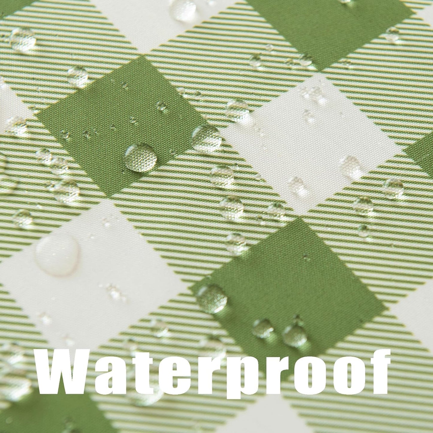 Classic Gingham Buffalo Tablecloth Fabric - Oblong 90x132 Inch Water Proof Checkered Table Cloth for Indoor Outdoor - Table Cover for Birthday, Picnics, BBQs, and Parties