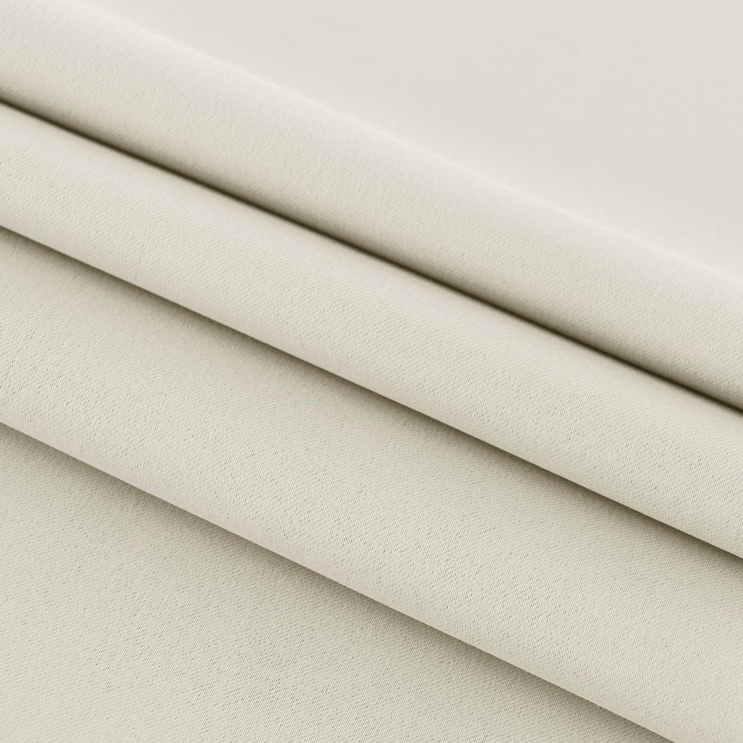 DWCN French Door Curtains – Rod Pocket Thermal Blackout Curtain for Doors with Glass Window, Kitchen and Patio Doors for Privacy, 36 X 72 Inches Long, 1 Curtain Panel with Tieback,Light Beige