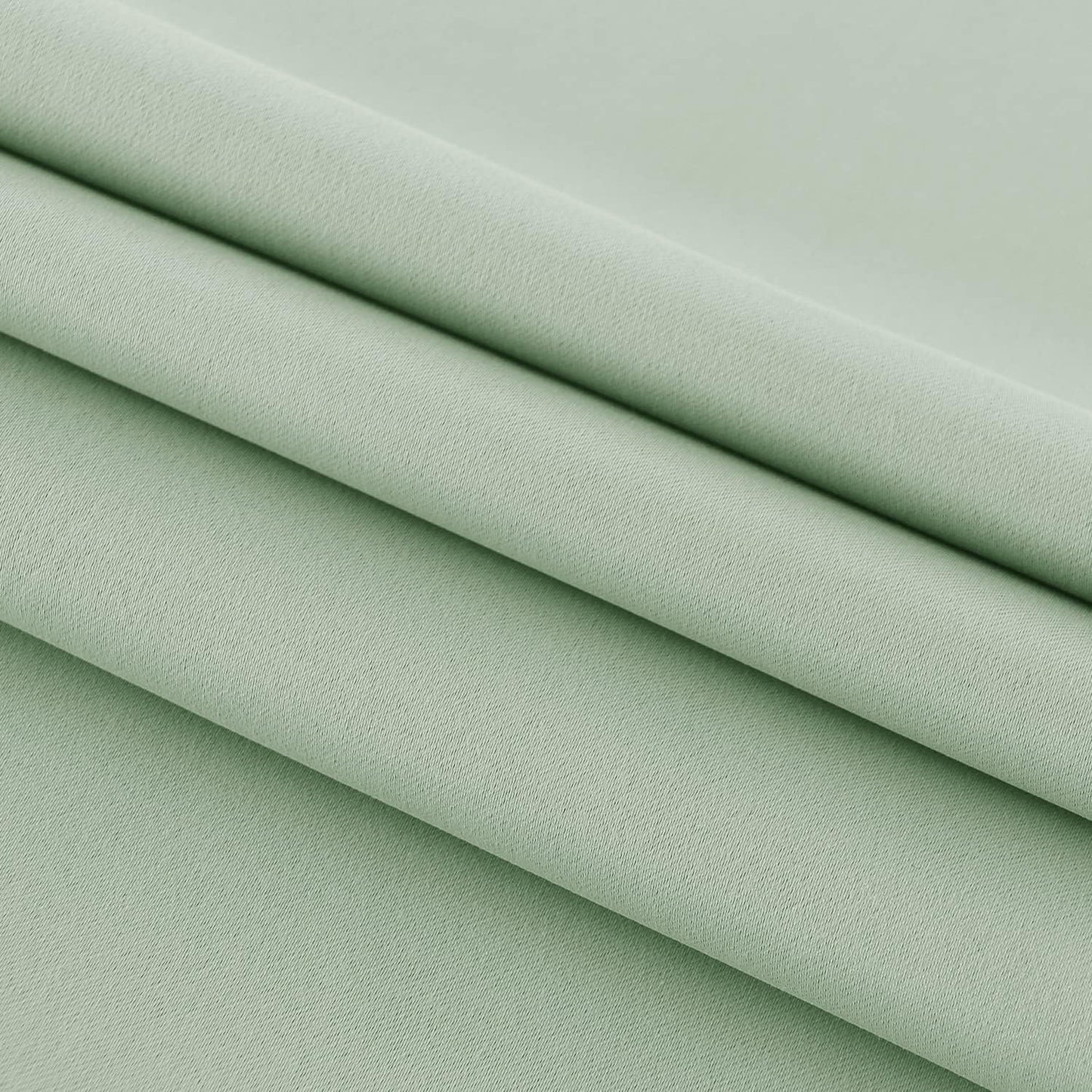 DWCN French Door Curtains – Rod Pocket Thermal Blackout Curtain for Doors with Glass Window, Kitchen and Patio Doors for Privacy, 25 X 40 Inches Long, 1 Curtain Panel with Tieback,Bean Green
